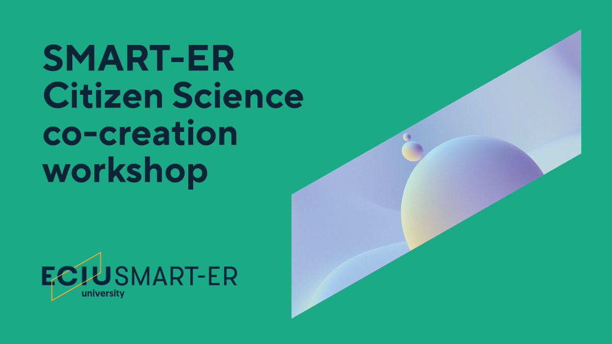 1st #SMART_ER Citizen Science co-creation workshop